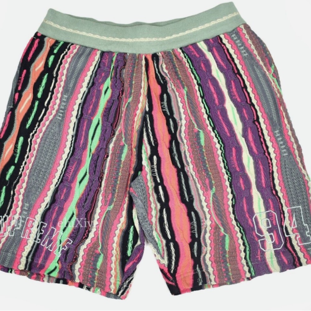 Supreme Coogi Multicolor Knit Men's Shorts